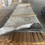 Ca. 164x Thermo Vuren channelsiding, 19x91mm, lengte 420cm